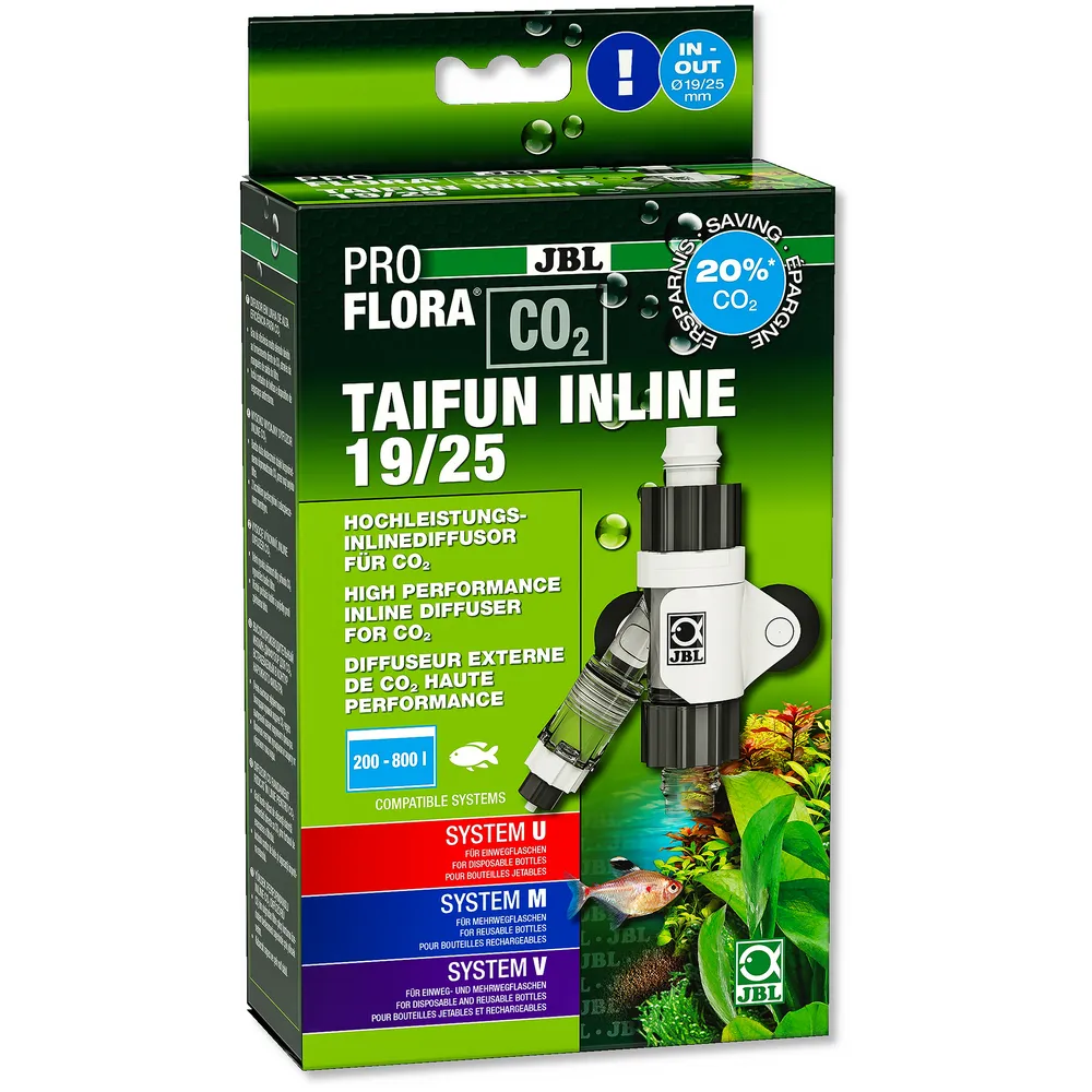 Jbl Proflora Taifun 19/25 Inline Diffusor CO2
